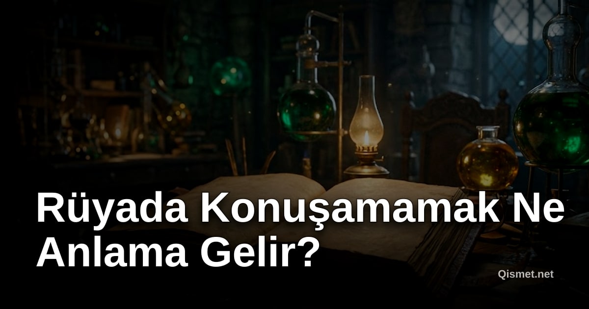 Rüyada Konuşamamak Ne Anlama Gelir?