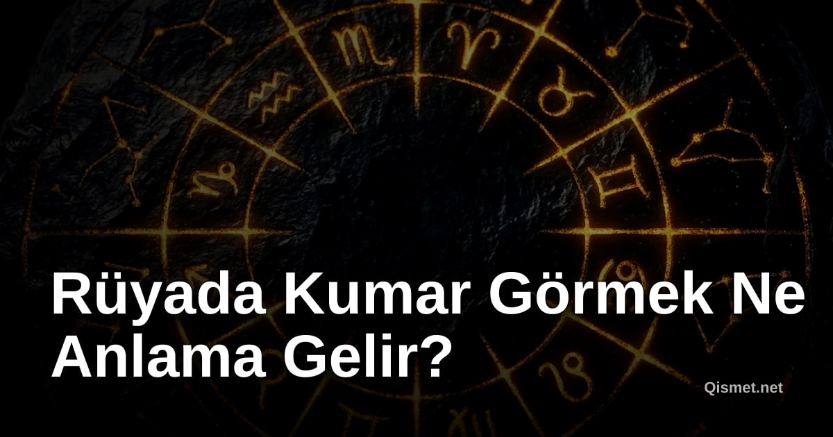 Rüyada Kumar Görmek Ne Anlama Gelir?