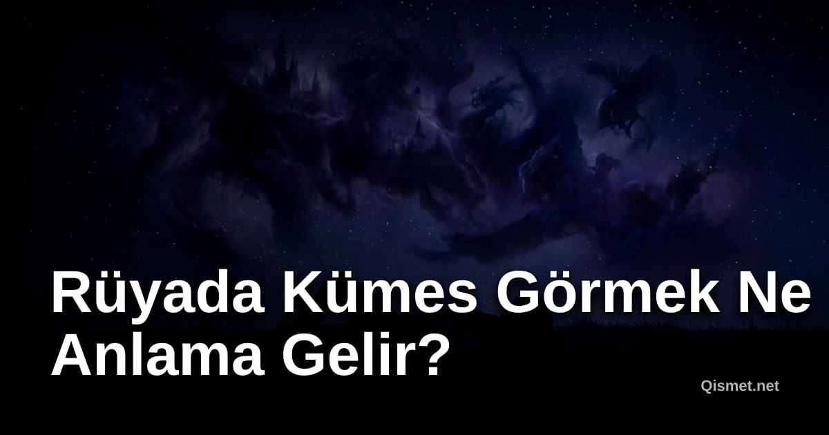 Rüyada Kümes Görmek Ne Anlama Gelir?
