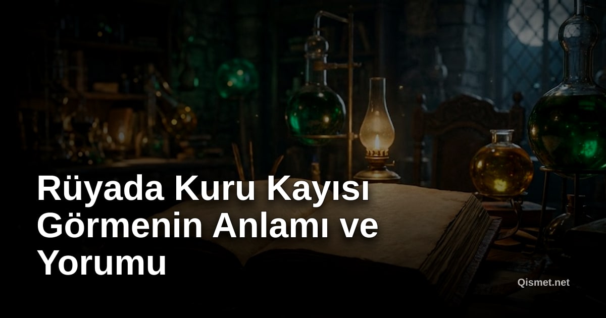 Rüyada Kuru Kayısı Görmenin Anlamı ve Yorumu