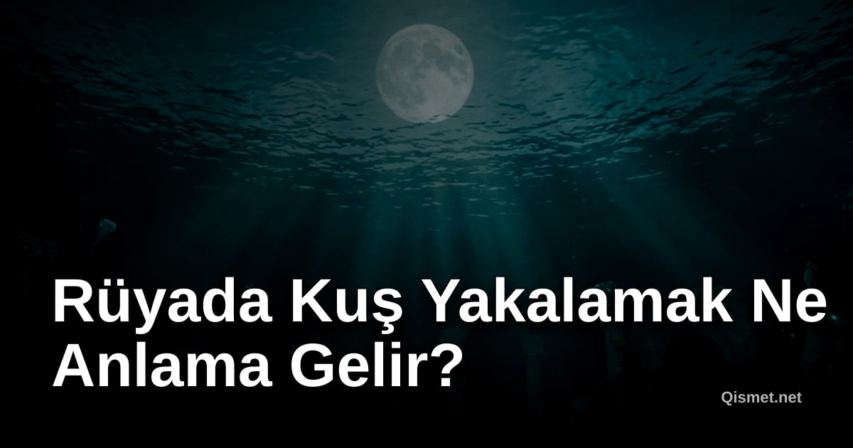 Rüyada Kuş Yakalamak Ne Anlama Gelir?
