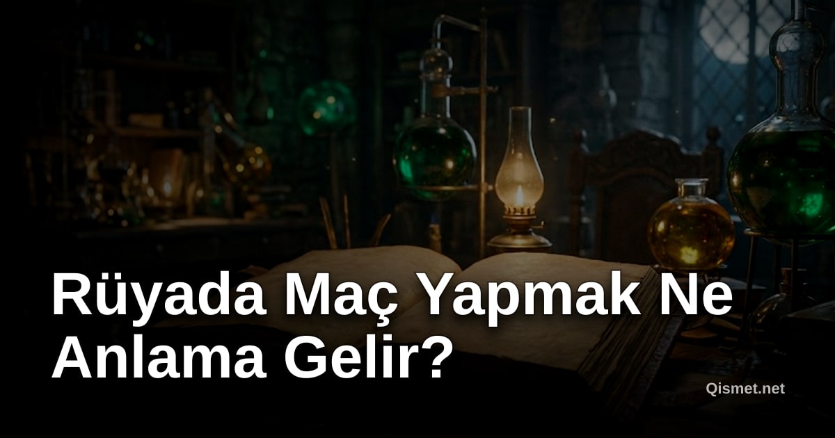 Rüyada Maç Yapmak Ne Anlama Gelir?