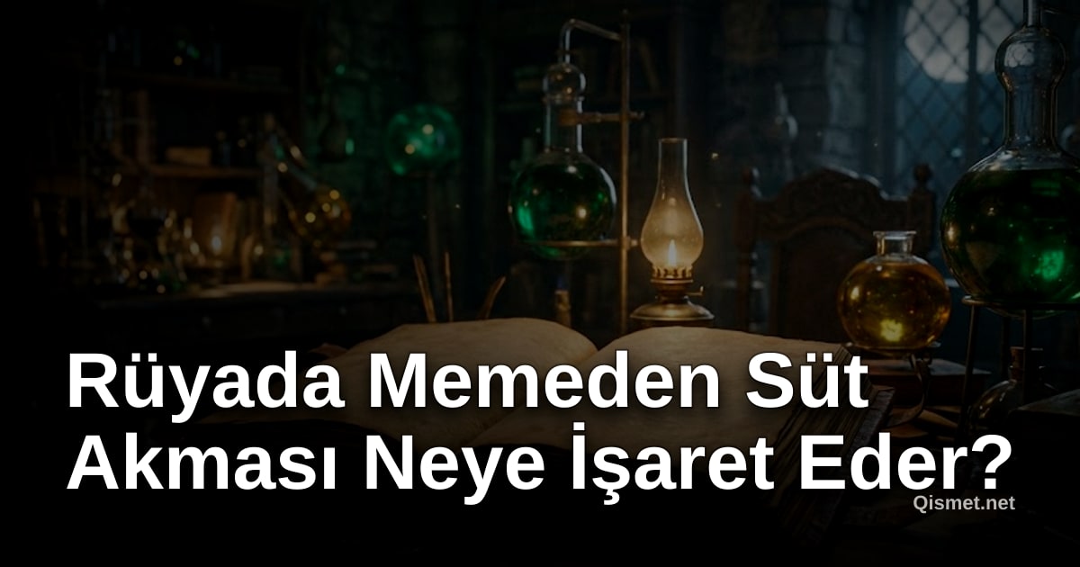 Rüyada Memeden Süt Akması Neye İşaret Eder?