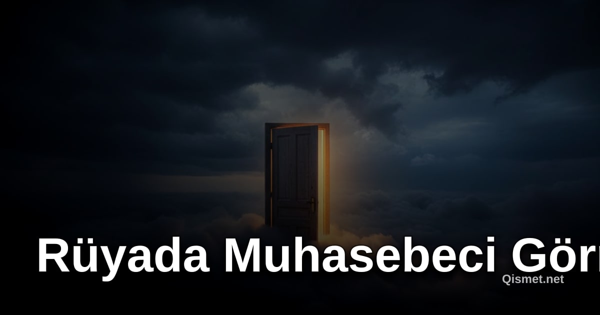 Rüyada Muhasebeci Görmek
