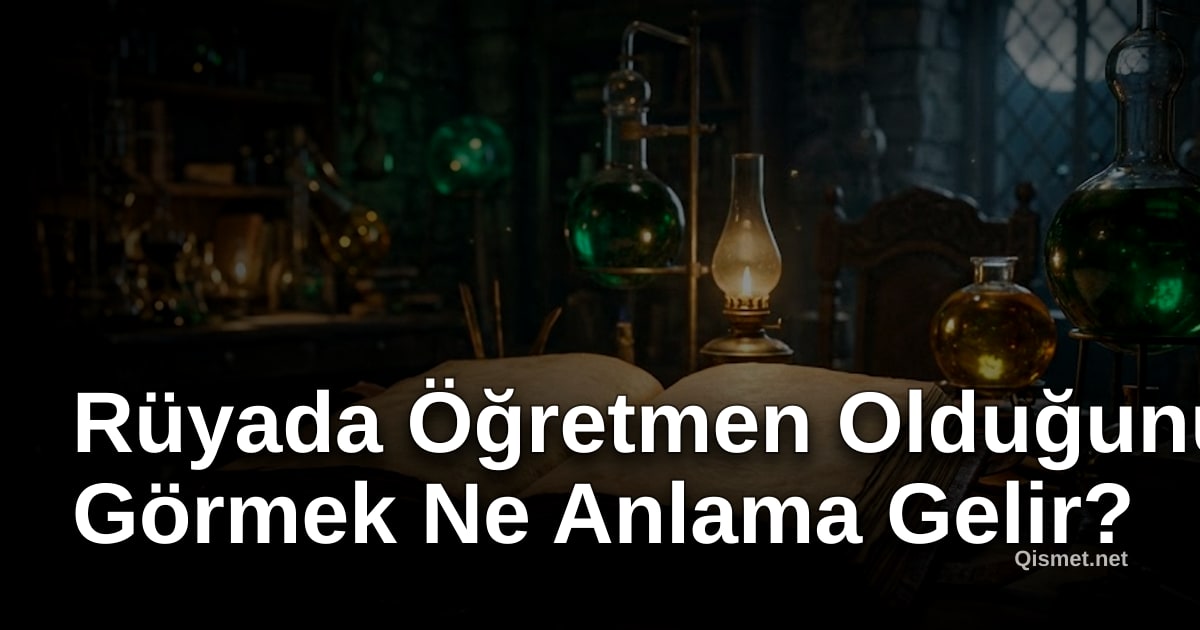 Rüyada Öğretmen Olduğunu Görmek Ne Anlama Gelir?