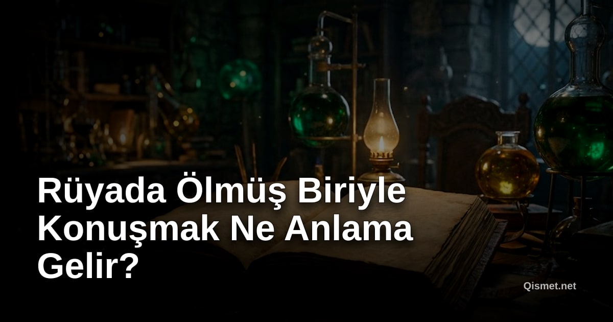 Rüyada Ölmüş Biriyle Konuşmak Ne Anlama Gelir?