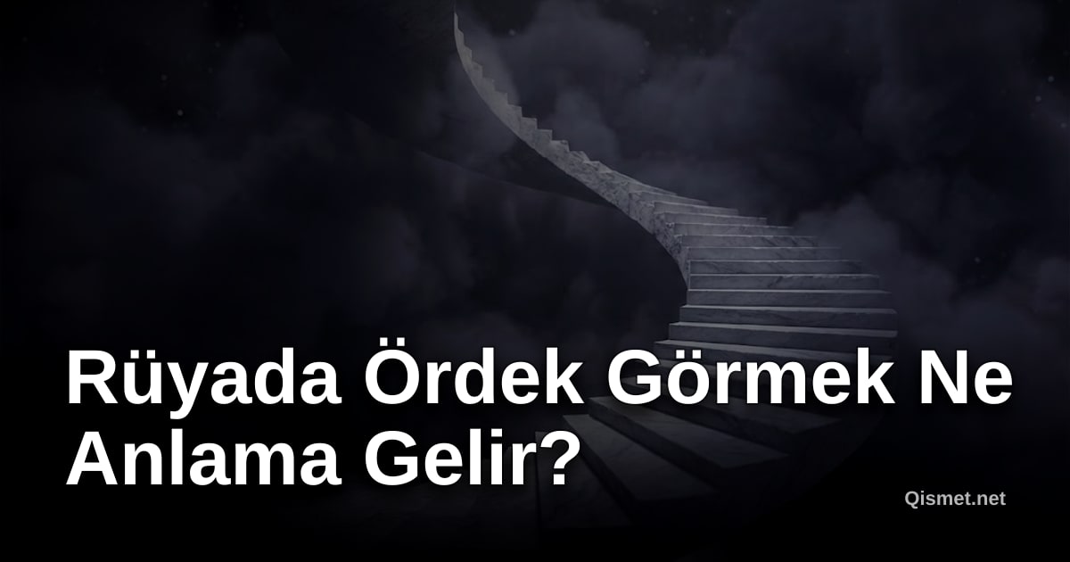 Rüyada Ördek Görmek Ne Anlama Gelir?