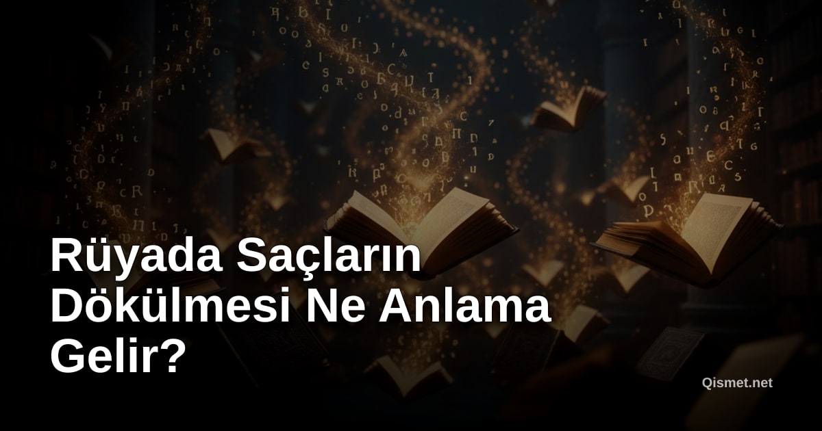 Rüyada Saçların Dökülmesi Ne Anlama Gelir?