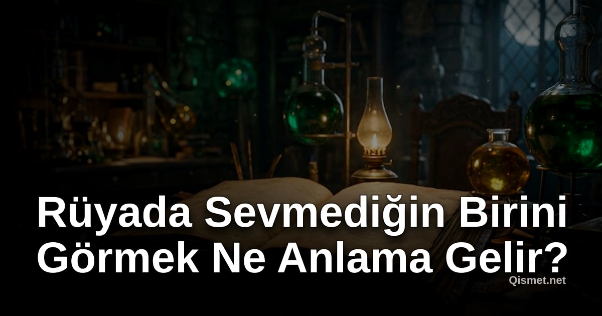 Rüyada Sevmediğin Birini Görmek Ne Anlama Gelir?