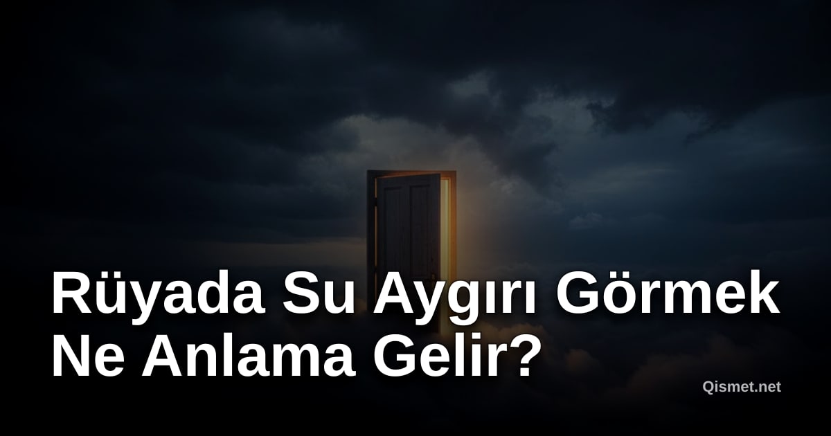 Rüyada Su Aygırı Görmek Ne Anlama Gelir?