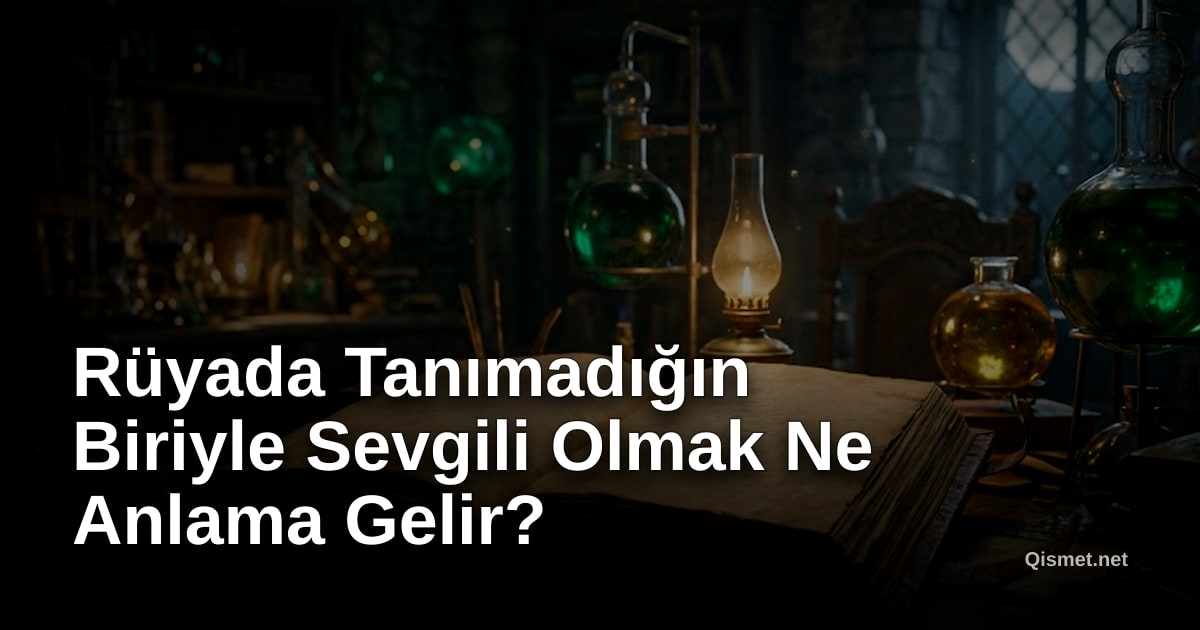 Rüyada Tanımadığın Biriyle Sevgili Olmak Ne Anlama Gelir?