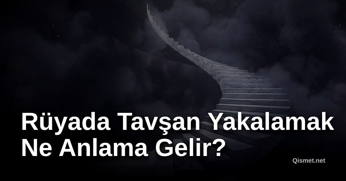 Rüyada Tavşan Yakalamak Ne Anlama Gelir?