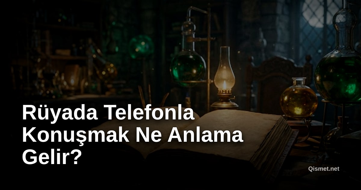 Rüyada Telefonla Konuşmak Ne Anlama Gelir?