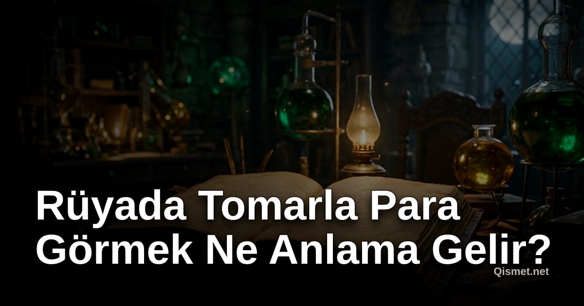Rüyada Tomarla Para Görmek Ne Anlama Gelir?