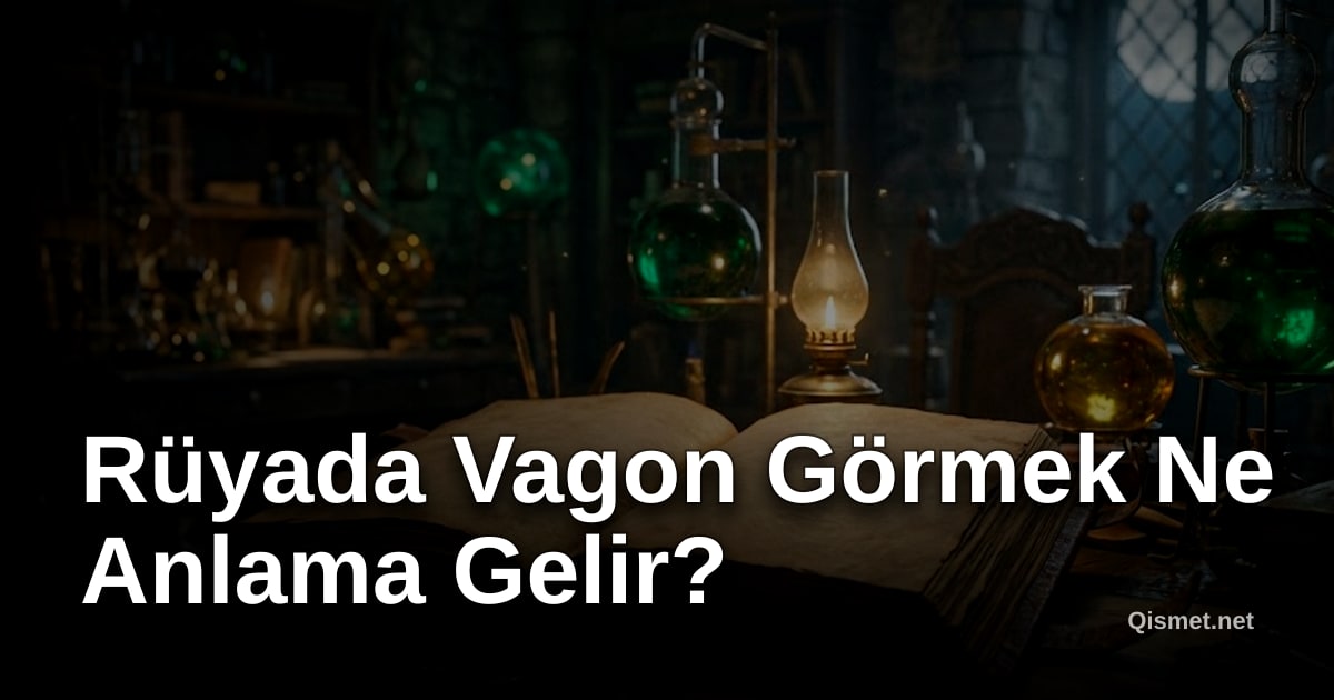 Rüyada Vagon Görmek Ne Anlama Gelir?