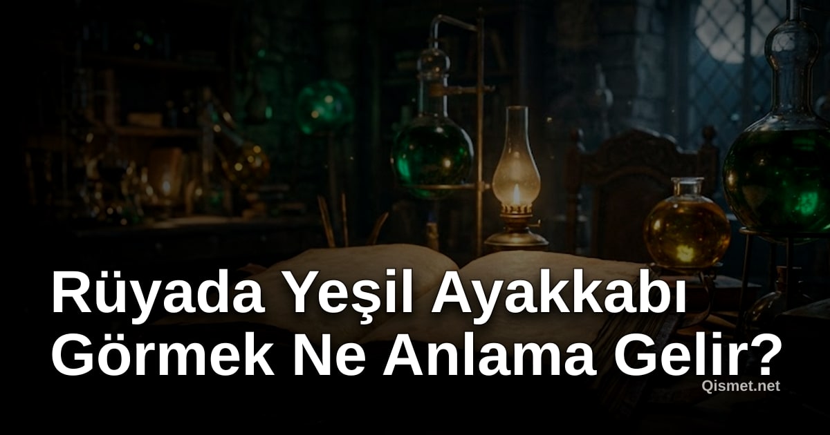 Rüyada Yeşil Ayakkabı Görmek Ne Anlama Gelir?