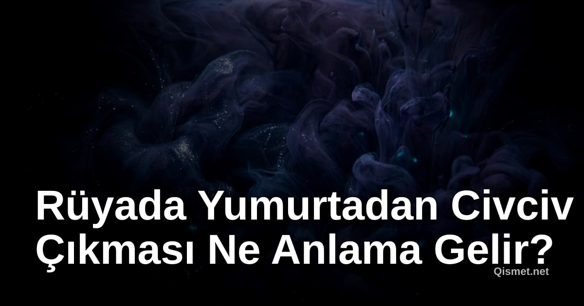 Rüyada Yumurtadan Civciv Çıkması Ne Anlama Gelir?
