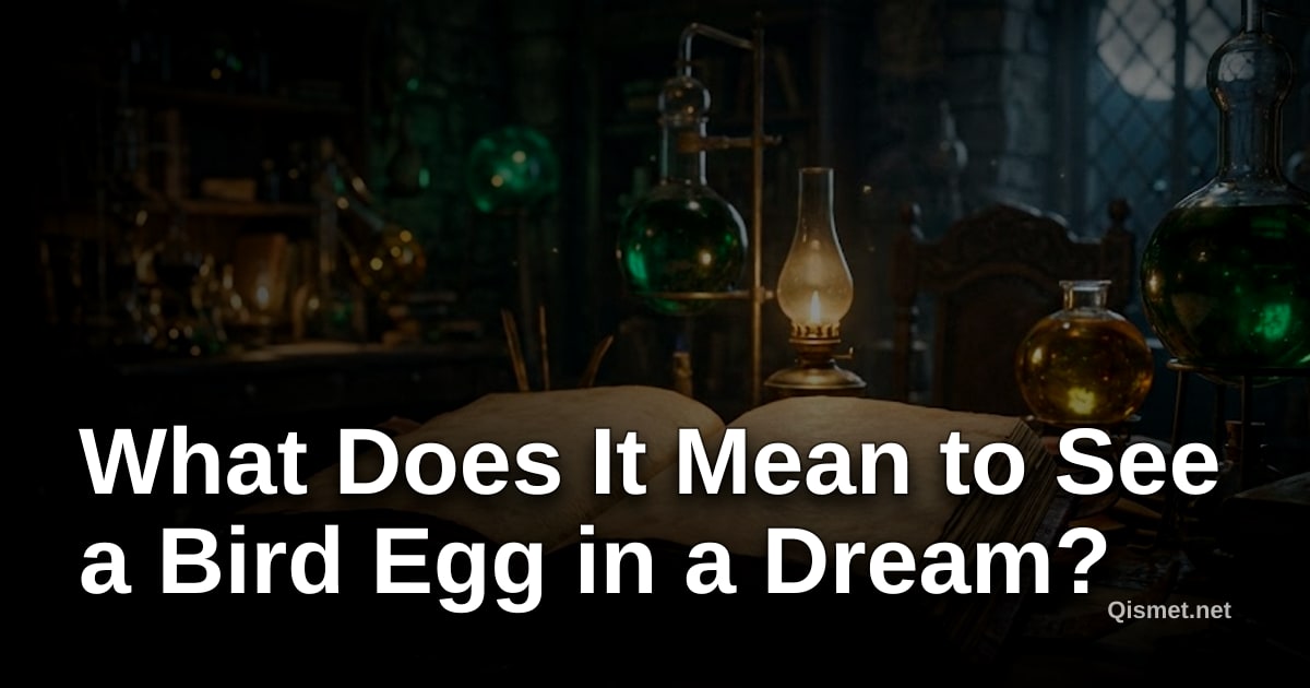 What Does It Mean to See a Bird Egg in a Dream?