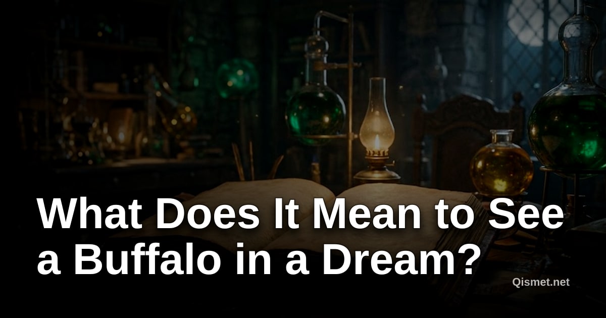 What Does It Mean to See a Buffalo in a Dream?