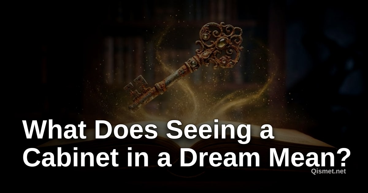What Does Seeing a Cabinet in a Dream Mean?