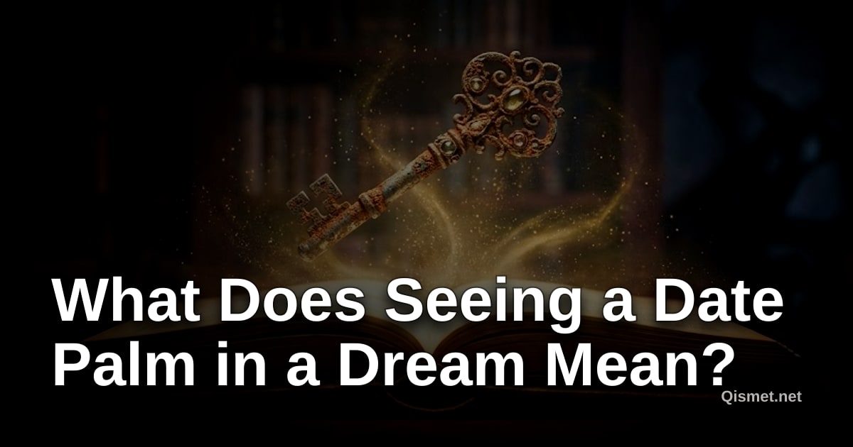 What Does Seeing a Date Palm in a Dream Mean?