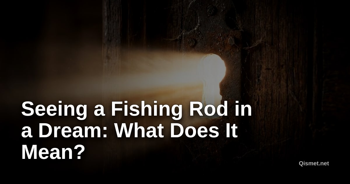 Seeing a Fishing Rod in a Dream: What Does It Mean?