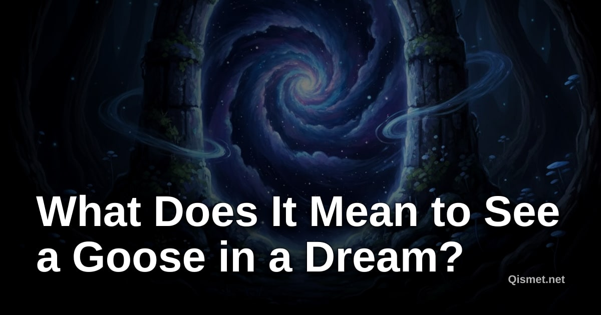 What Does It Mean to See a Goose in a Dream?