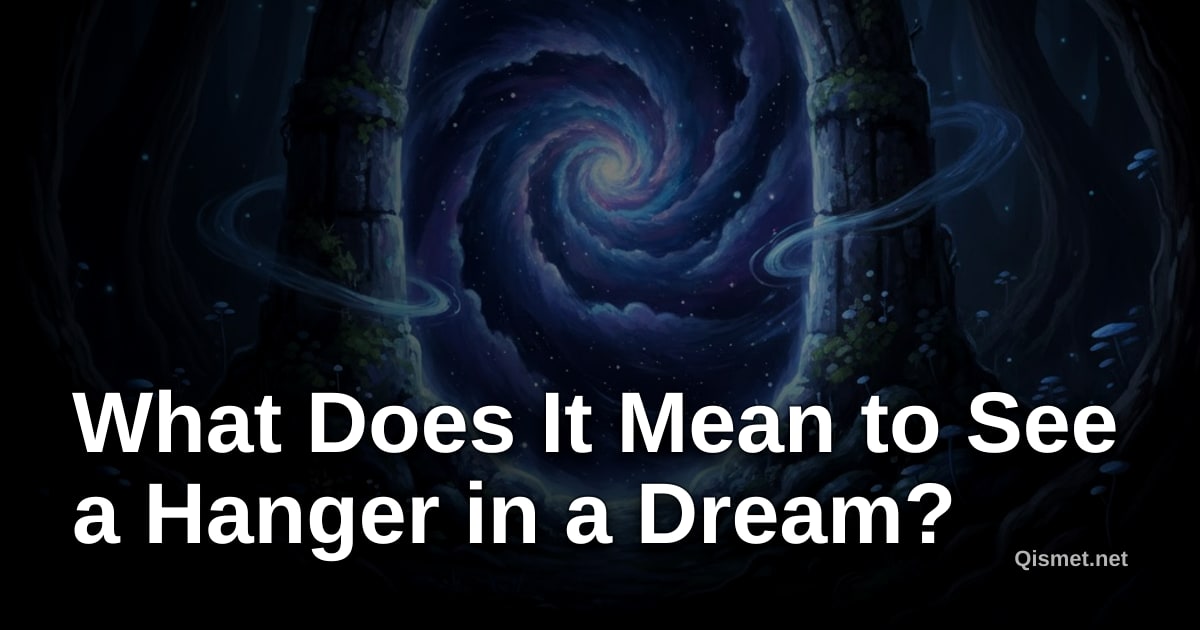 What Does It Mean to See a Hanger in a Dream?