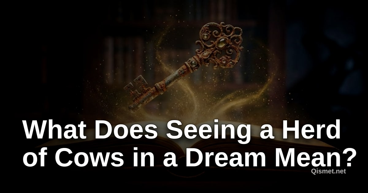 What Does Seeing a Herd of Cows in a Dream Mean?