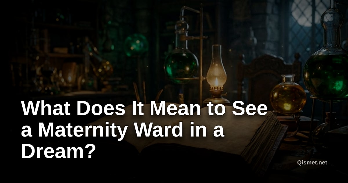 What Does It Mean to See a Maternity Ward in a Dream?