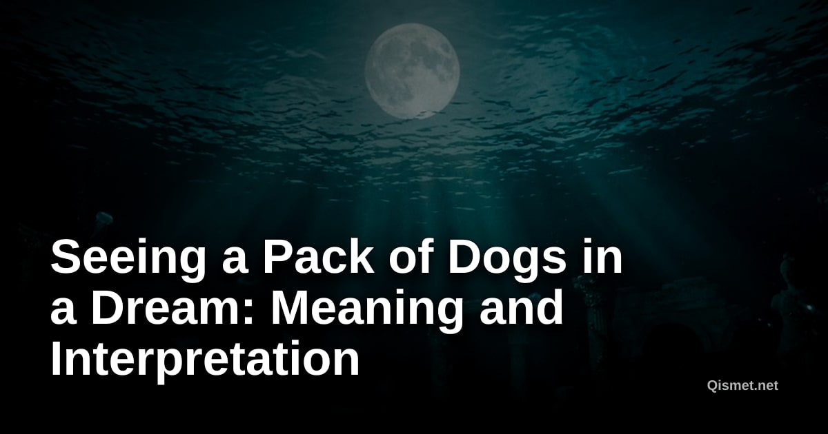 Seeing a Pack of Dogs in a Dream: Meaning and Interpretation