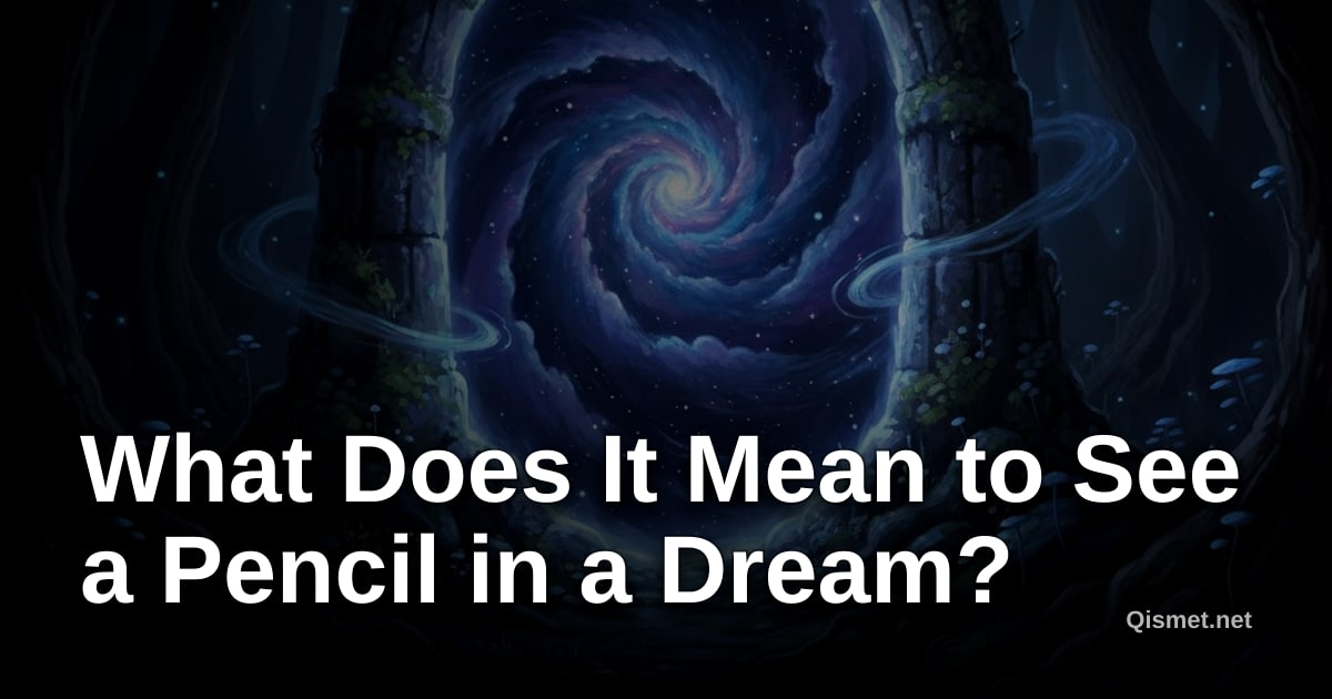 What Does It Mean to See a Pencil in a Dream?
