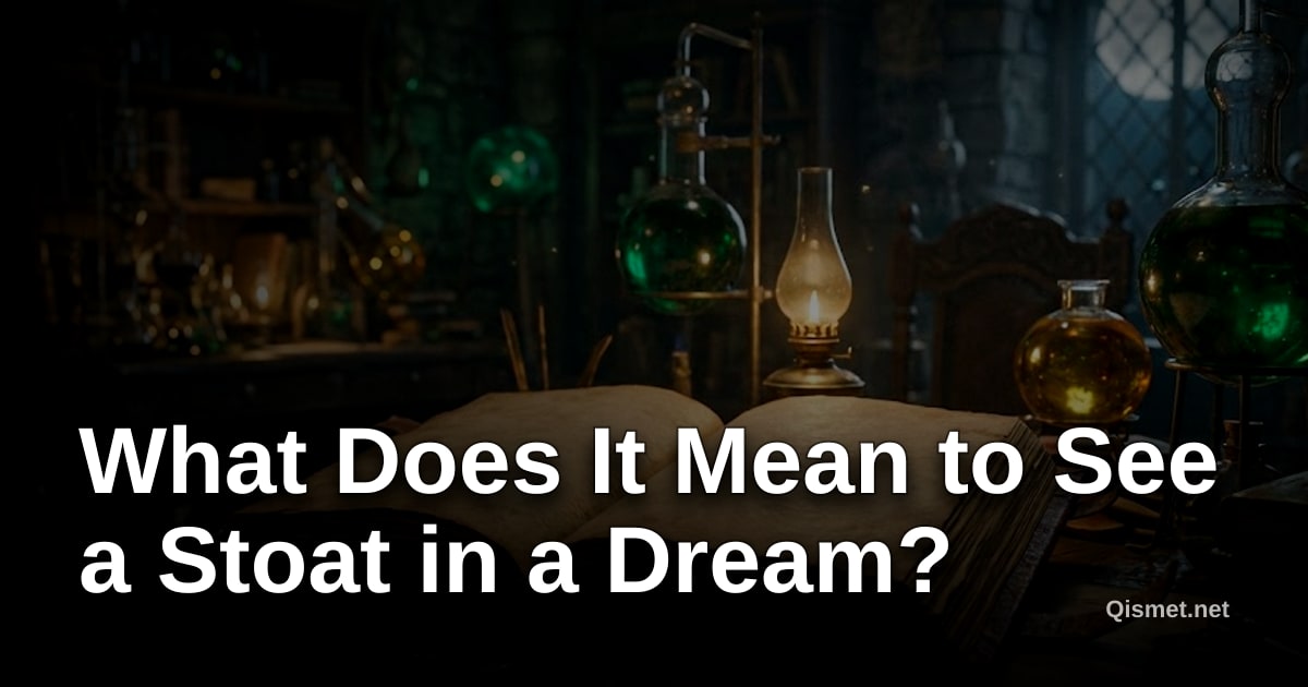 What Does It Mean to See a Stoat in a Dream?