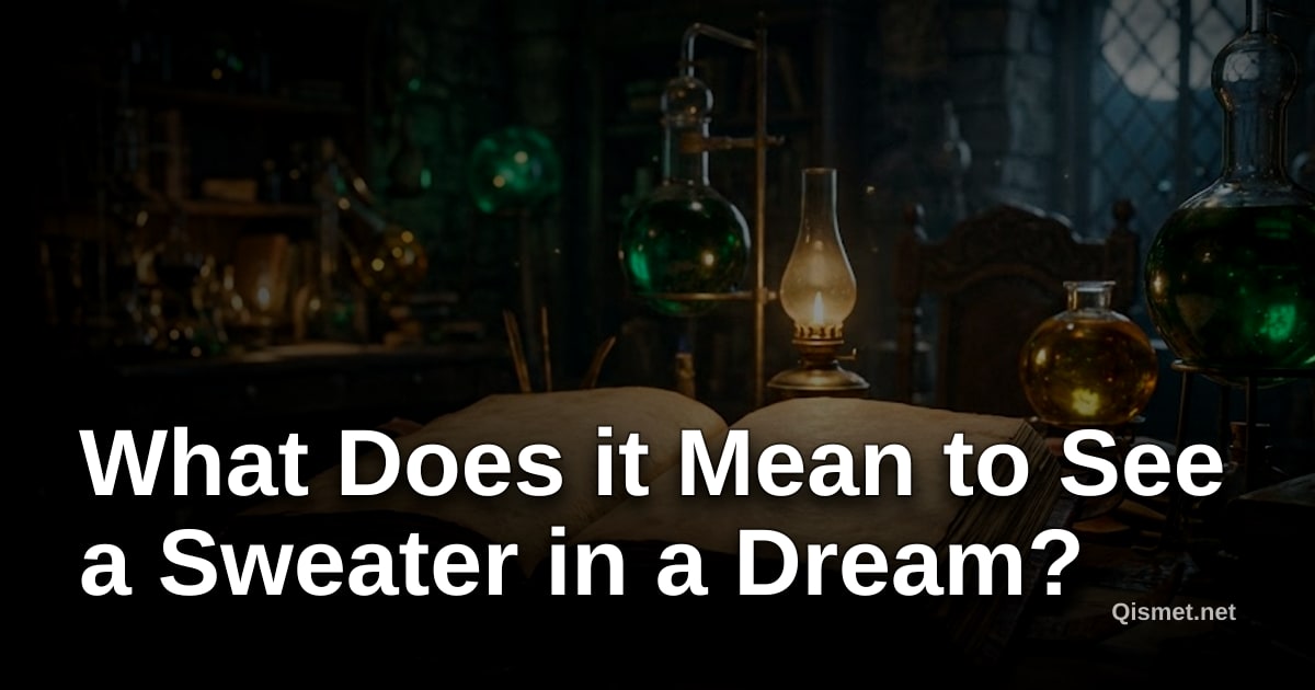 What Does it Mean to See a Sweater in a Dream?