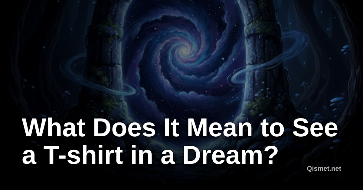 What Does It Mean to See a T-shirt in a Dream?