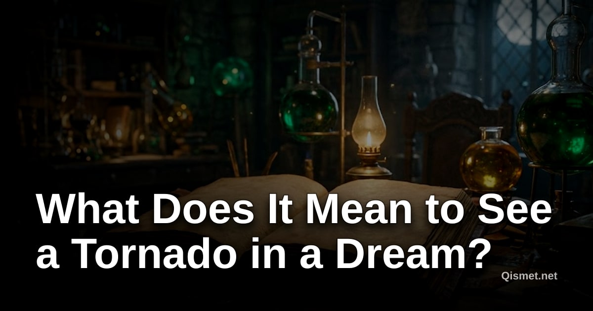 What Does It Mean to See a Tornado in a Dream?