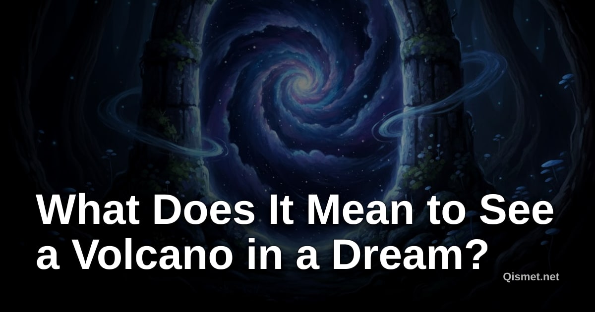 What Does It Mean to See a Volcano in a Dream?
