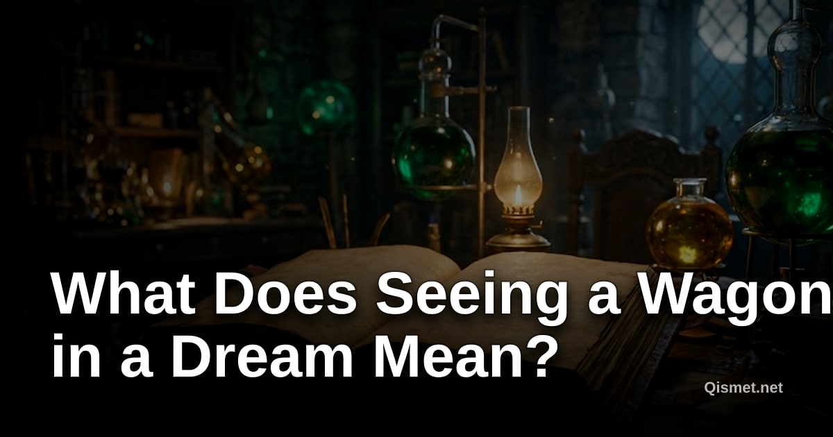 What Does Seeing a Wagon in a Dream Mean?
