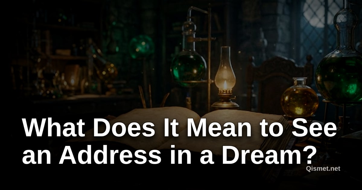 What Does It Mean to See an Address in a Dream?