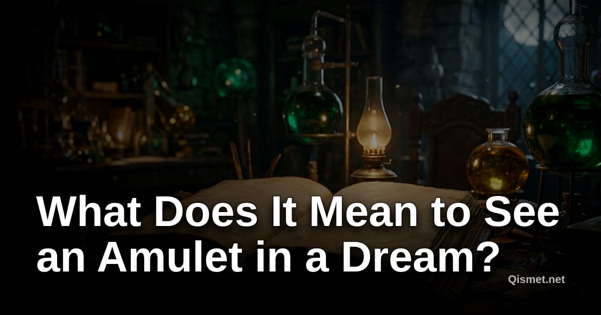 What Does It Mean to See an Amulet in a Dream?