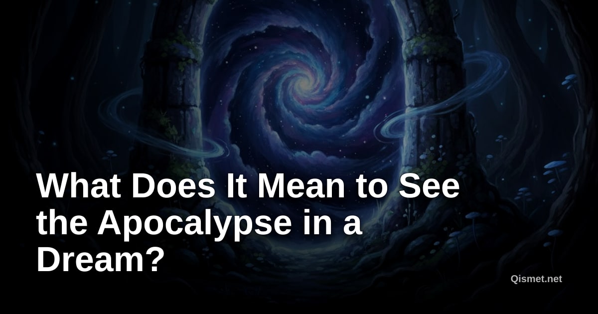 What Does It Mean to See the Apocalypse in a Dream?