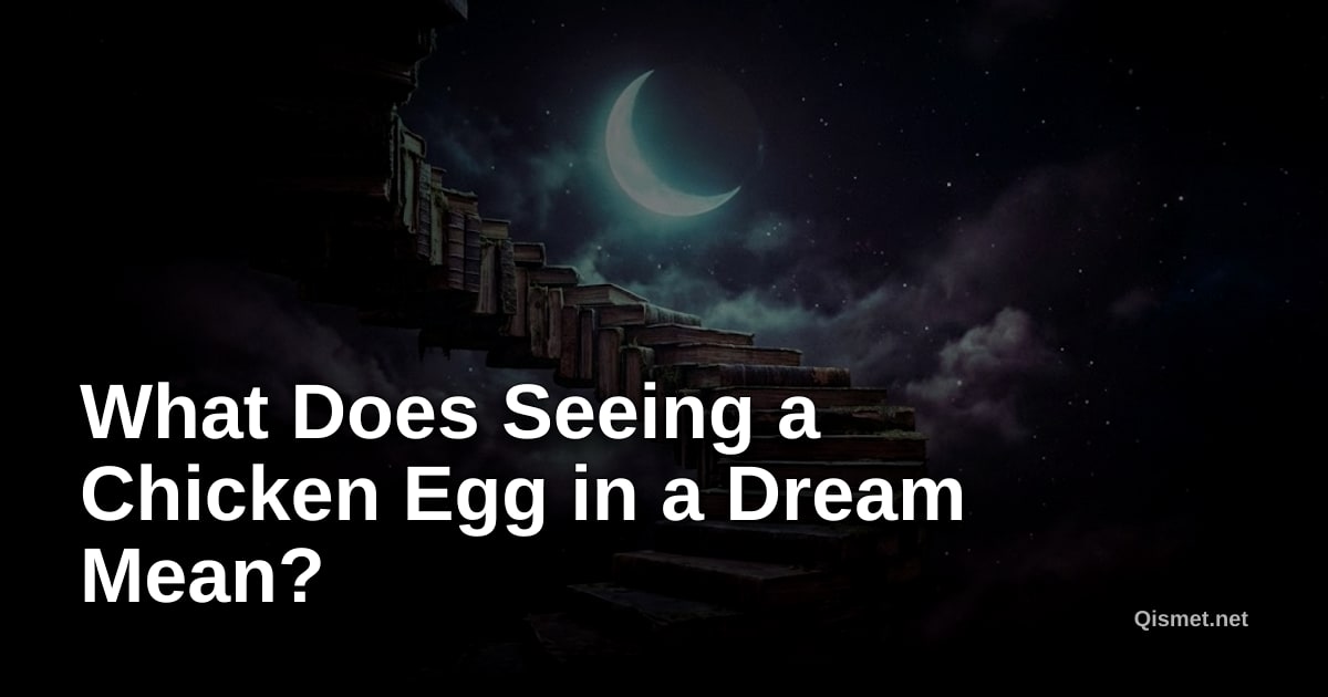 What Does Seeing a Chicken Egg in a Dream Mean?