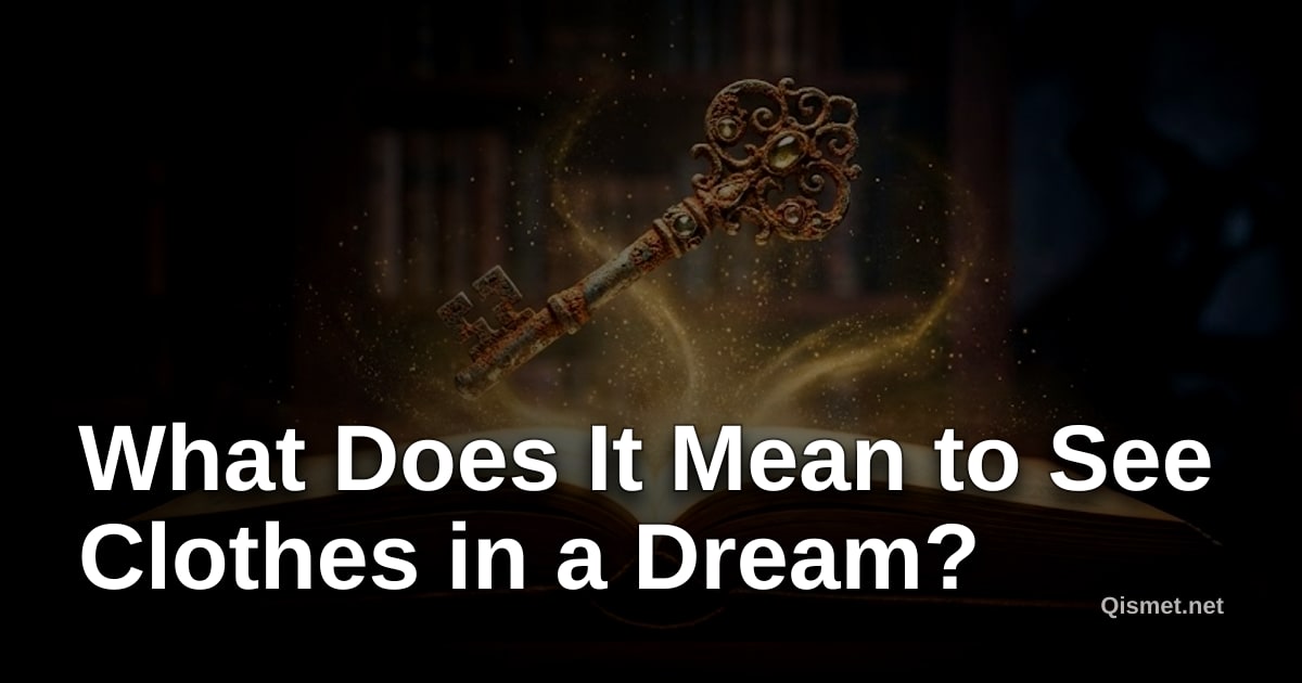 What Does It Mean to See Clothes in a Dream?