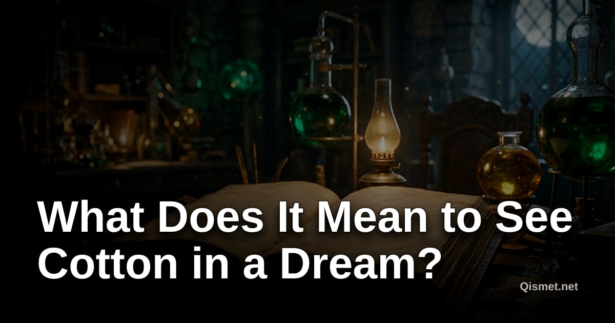 What Does It Mean to See Cotton in a Dream?