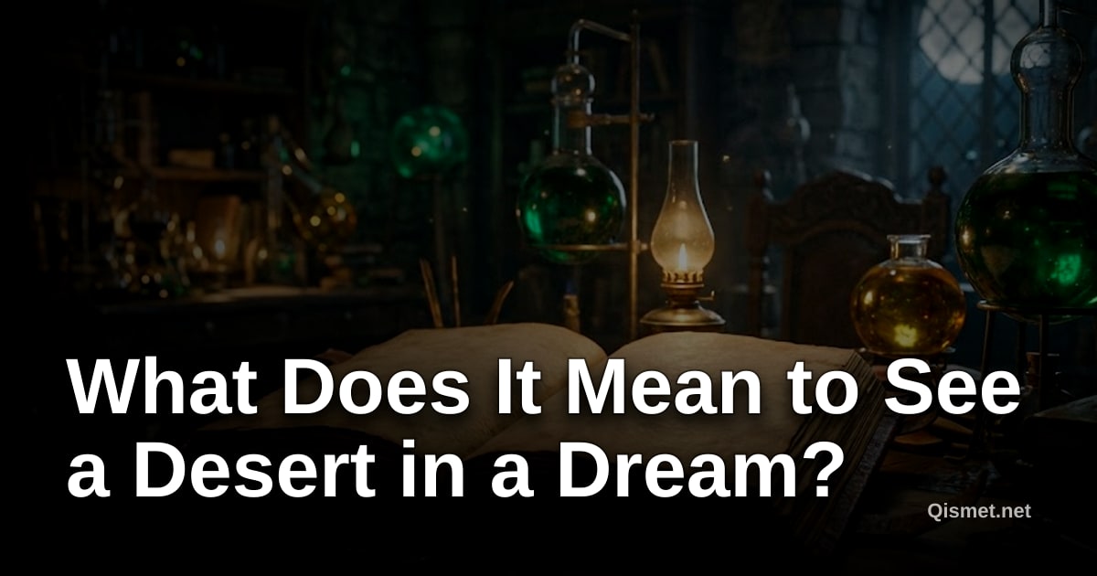 What Does It Mean to See a Desert in a Dream?
