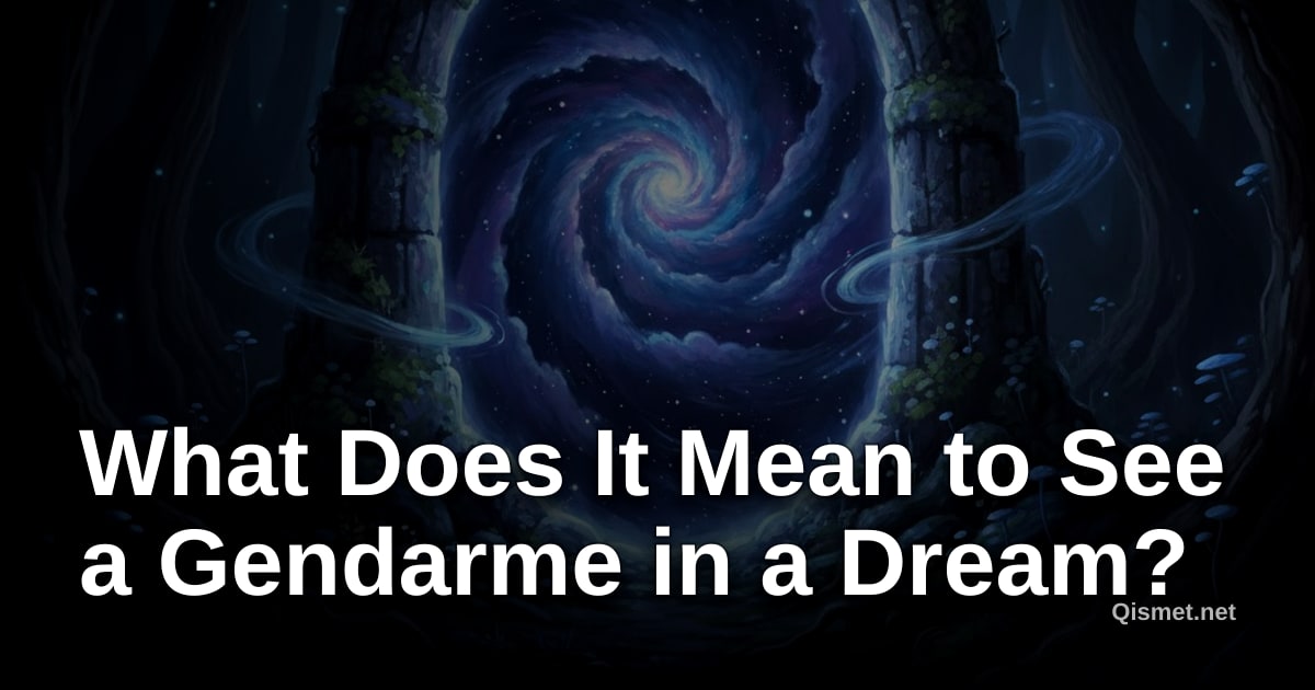 What Does It Mean to See a Gendarme in a Dream?