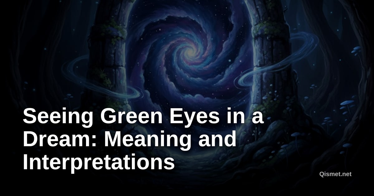 Seeing Green Eyes in a Dream: Meaning and Interpretations