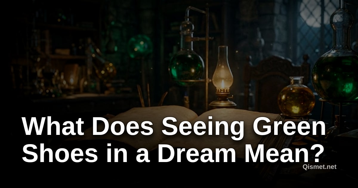 What Does Seeing Green Shoes in a Dream Mean?