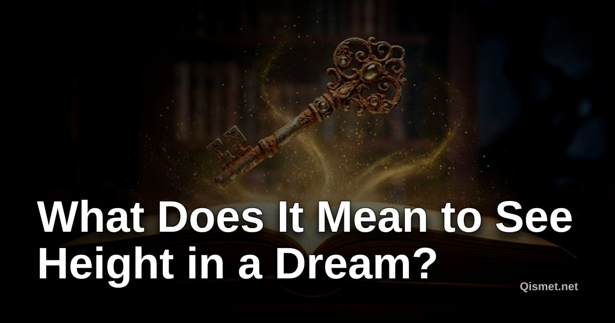 What Does It Mean to See Height in a Dream?