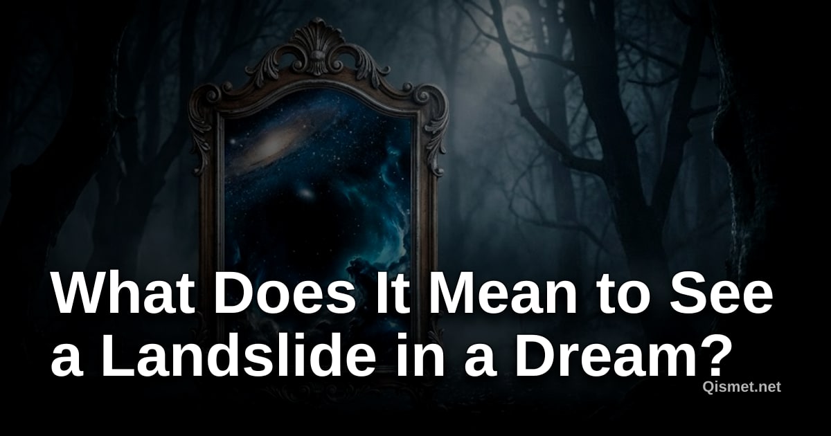 What Does It Mean to See a Landslide in a Dream?